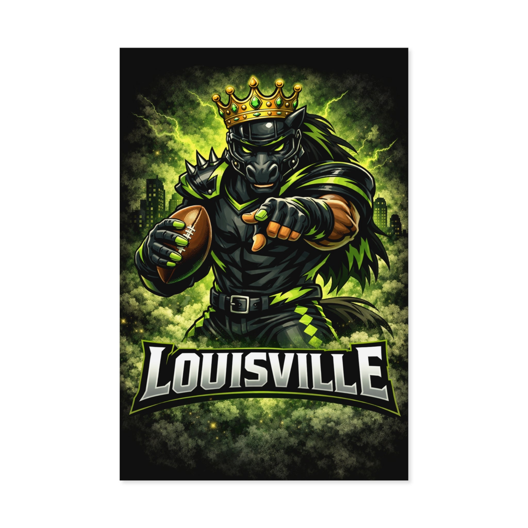 Louisville Football Kings Poster