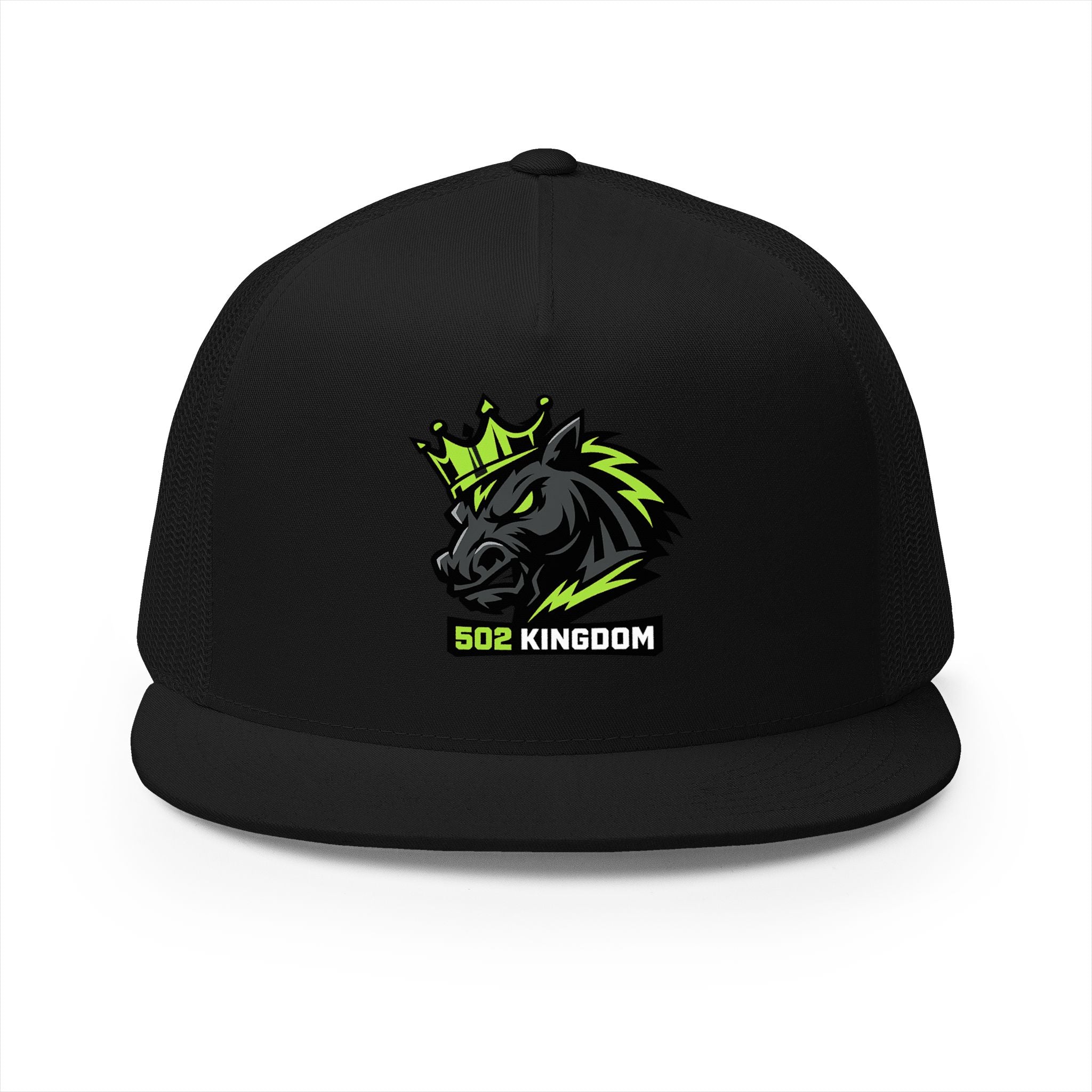 502 Kingdom Trucker Cap – Crowned Horse Logo Hat